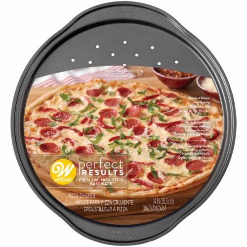 Wilton® Perfect Results Non-Stick Pizza Crisper Perspective: front
