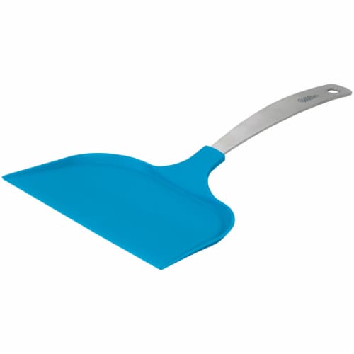 Wilton Wide Spatula - Aqua, 13 in - Foods Co.