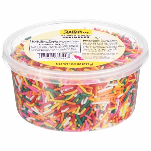 Wilton® Rainbow Sprinkles™ Jimmies Perspective: front