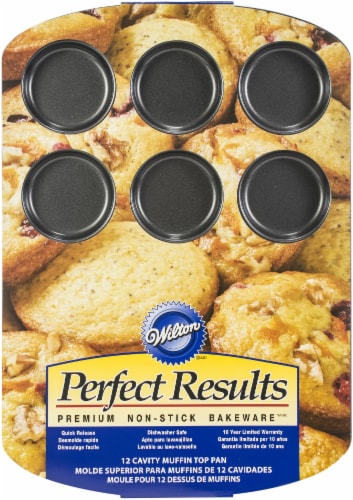 Muffin Top Pan Perfect Results Premium Non-Stick Bakeware, 12-Cup - Wilton