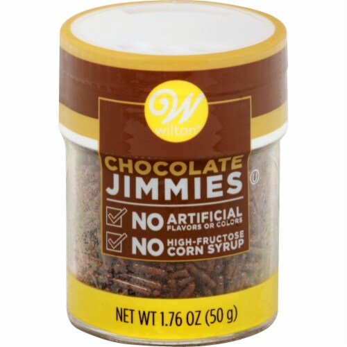 Wilton® Chocolate Jimmies Perspective: front