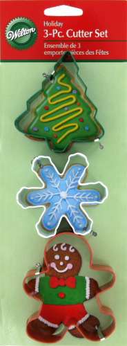 Wilton Holiday Cookie Cutter Set Perspective: front
