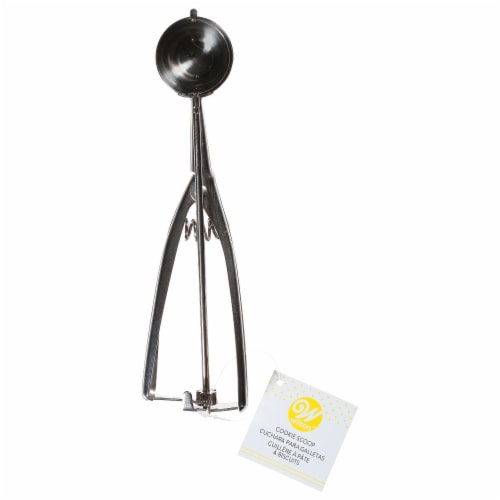 Wilton Silver Stainless Steel Cookie Scoop Perspective: front