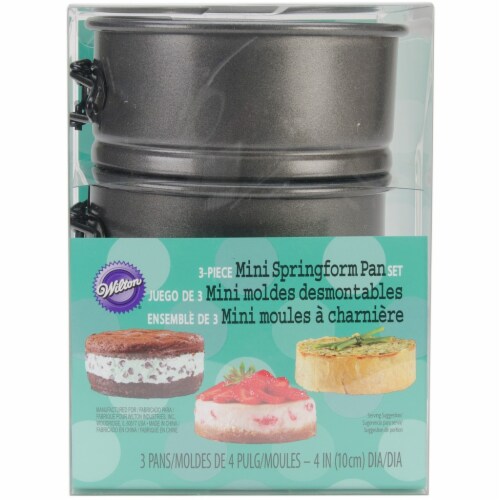 Wilton Mini Springform Pans 3/Pkg-Round 4, 1 - Food 4 Less