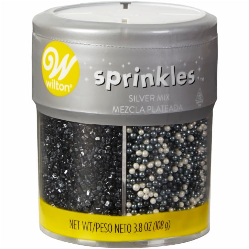 Wilton® Sprinkles Silver Mix Perspective: front