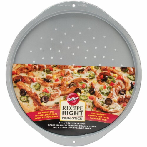 Recipe Right Pizza Pan-Round 14 Perspective: front