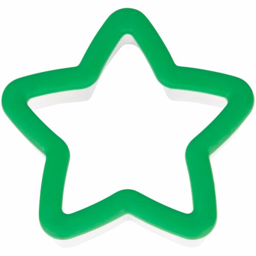 Wilton Christmas Cookie Cutter Grippy Star Perspective: front