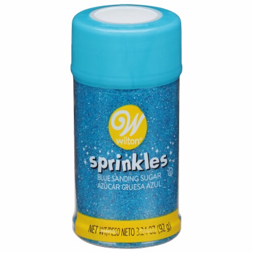 Wilton® Blue Sugar Sprinkles Perspective: front