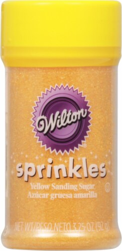 Wilton® Yellow Sugar Sprinkles Perspective: front