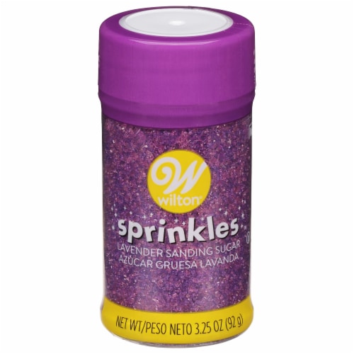 Wilton Lavender Sugar Sprinkles Perspective: front