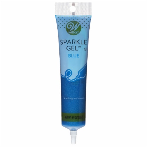 Wilton® Blue Sparkle Gel™ Icing Perspective: front