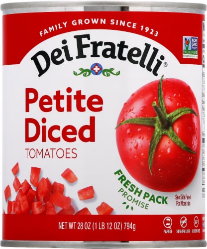 Dei Fratelli Petite Diced Tomatoes Perspective: front