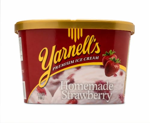 Yarnell's® Real Strawberry Ice Cream Perspective: front