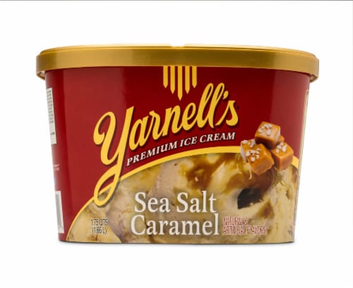 Yarnell's® Premium Sea Salt Caramel Ice Cream Perspective: front