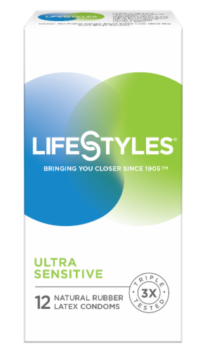 LifeStyles Ultra Sensitive Condoms Perspective: front