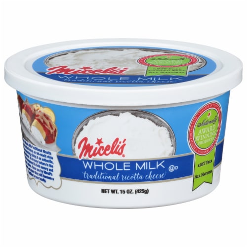 Miceli's Traditional Ricotta Cheese Perspective: front