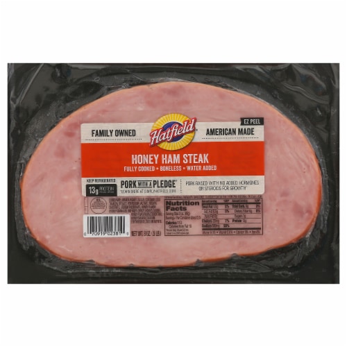 Hatfield® Honey Ham Steak Perspective: front