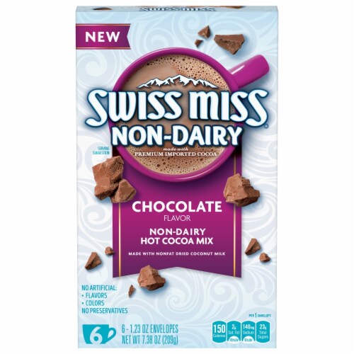 Swiss Miss™ Chocolate Non Dairy Hot Cocoa Mix Perspective: front