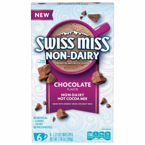Swiss Miss™ Chocolate Non Dairy Hot Cocoa Mix Perspective: front