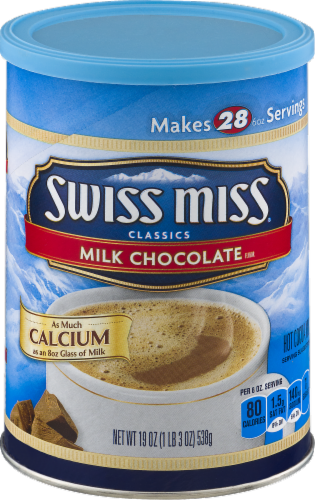 Swiss Miss® Classics Milk Chocolate Hot Cocoa Mix Perspective: front