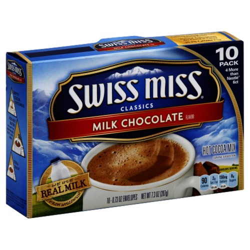 Swiss Miss® Classics Milk Chocolate Hot Cocoa Mix Perspective: front