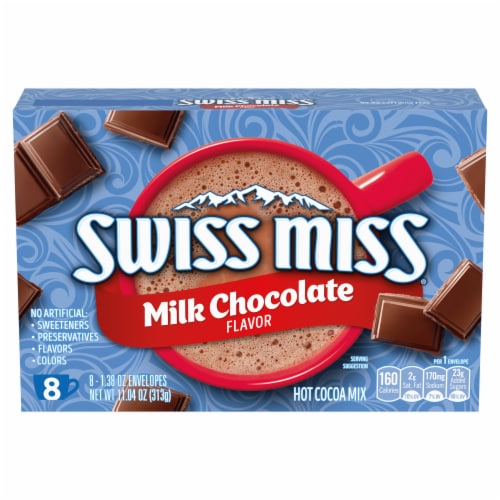 Swiss Miss® Milk Chocolate Hot Cocoa Mix Perspective: front