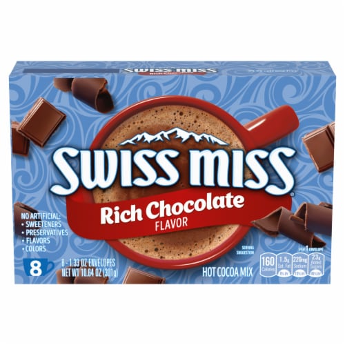 Swiss Miss® Indulgent Collection Rich Chocolate Hot Cocoa Mix Perspective: front