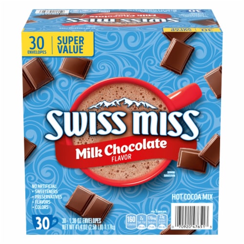 Swiss Miss Milk Chocolate Hot Cocoa Mix Super Value Pack Perspective: front