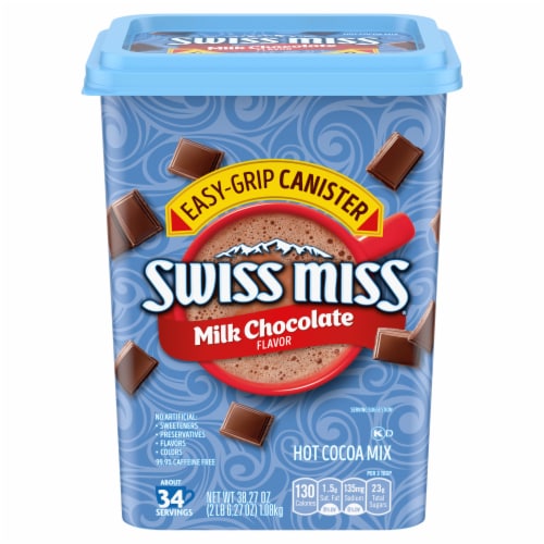 Swiss Miss Milk Chocolate Flavored Hot Cocoa Mix Perspective: front