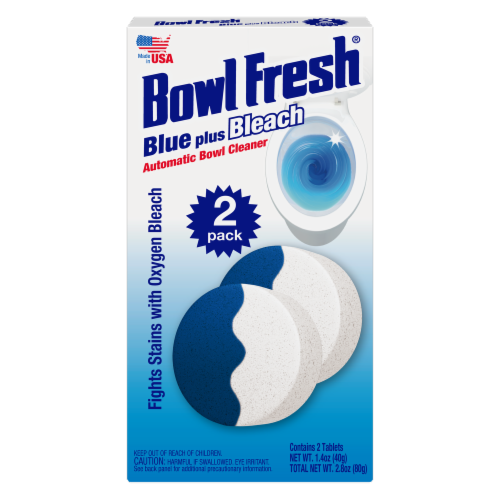 Bowl Fresh Blue Plus Bleach Automatic Bowl Cleaner Perspective: front