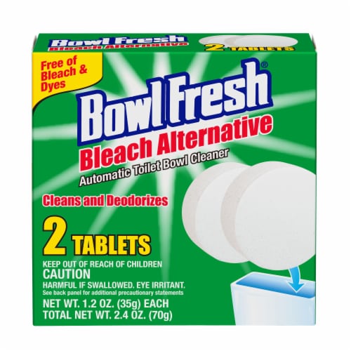 Bowl Fresh Bleach Alternative Automatic Toilet Bowl Cleaner Tablets Perspective: front