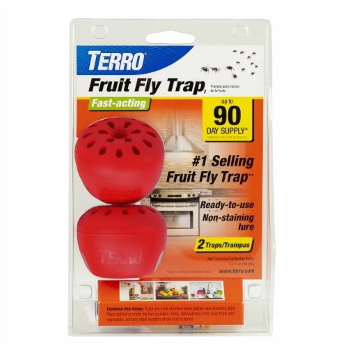 TERRO® Fast Acting Fruit Fly Trap Perspective: front
