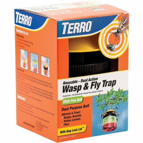 Terro Reusable Outdoor Wasp & Fly Trap T512 Perspective: front