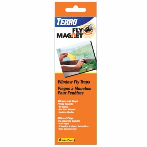 TERRO® Fly Magnet® Window Fly Traps Perspective: front
