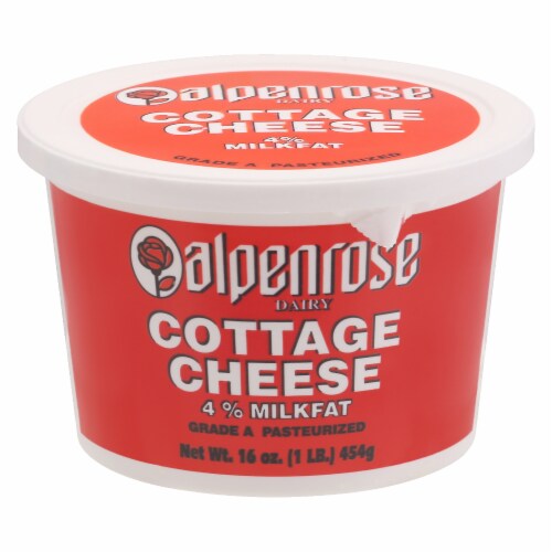 Alpenrose 4% Cottage Cheese Perspective: front