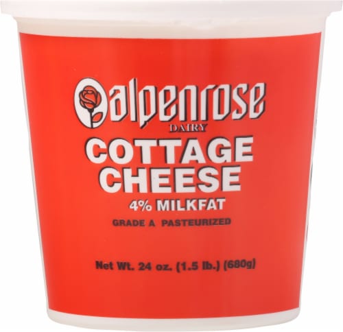 Alpenrose 4% Cottage Cheese Perspective: front