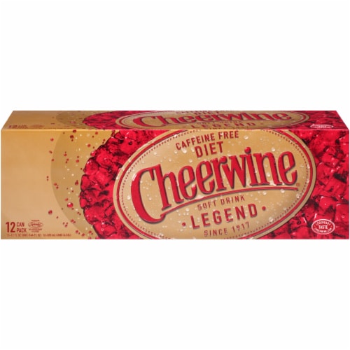 Cheerwine Caffeine Free Diet Soda Perspective: front