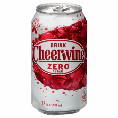 Cheerwine Zero Sugar Soft Drink Perspective: front