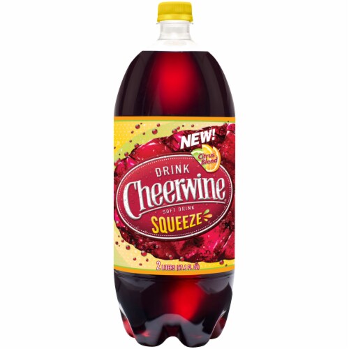 Cheerwine® Citrus Blend Soft Drink Perspective: front