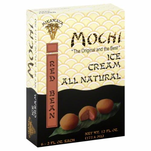 Mochi Red Bean Ice Cream Bites Perspective: front