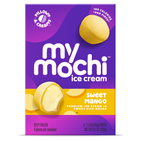 My Mochi™ Sweet Mango Mochi Ice Cream Case Perspective: front