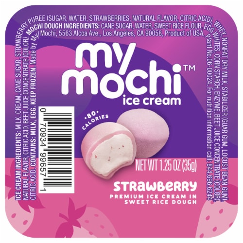 My Mochi™ Ripe Strawberry Mochi Ice Cream, 1.25 oz - QFC