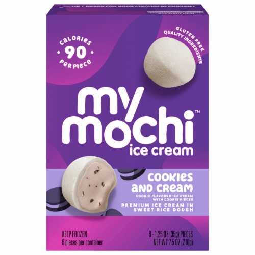 My Mochi™ Cookies and Cream Ice Cream Pieces Perspective: front