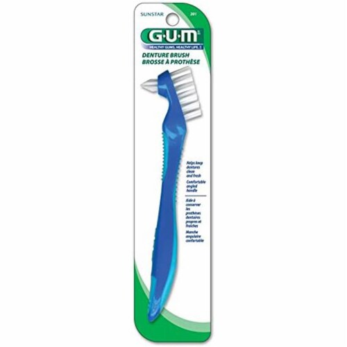 G-U-M Denture Brush - 1 ct Perspective: front