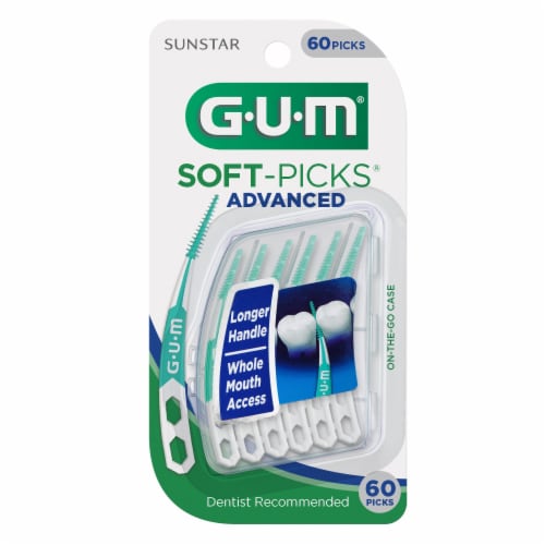 GUM® Advanced Soft-Picks® Flossers Perspective: front