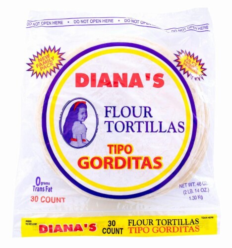 Diana's Tipo Gorditas Flour Tortillas Perspective: front