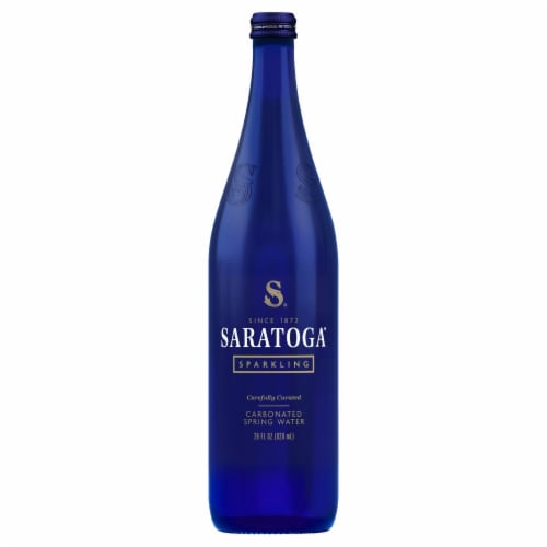Saratoga® Sparkling Carbonated Spring Water Perspective: front