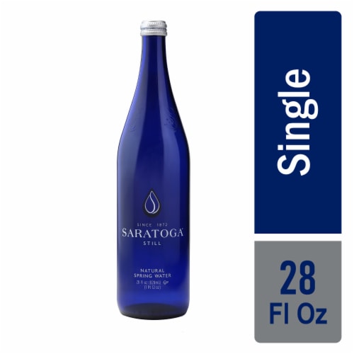 Saratoga® Still Spring Water Bottled Water Perspective: front