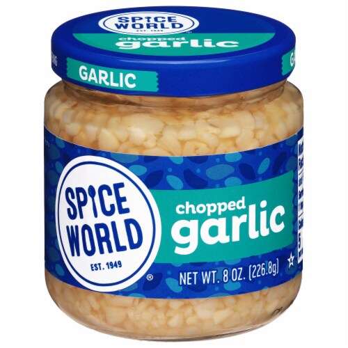 Spice World Chopped Garlic Perspective: front