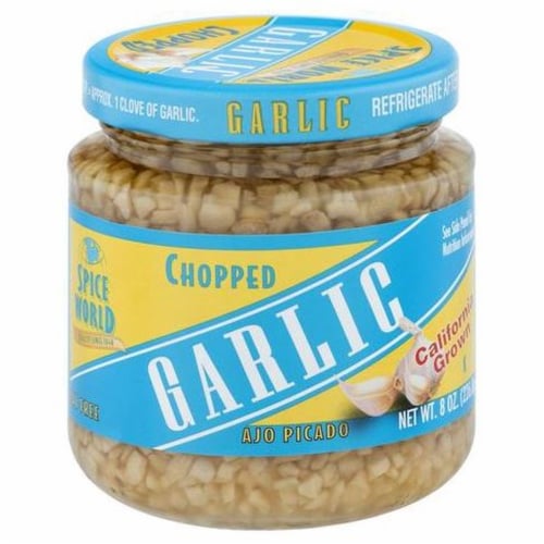 Spice World Chopped Garlic Perspective: front